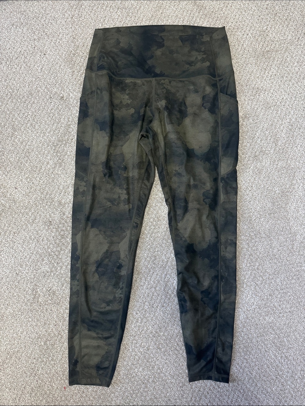 Ododos Women’s Green Camo Leggings Sz XL